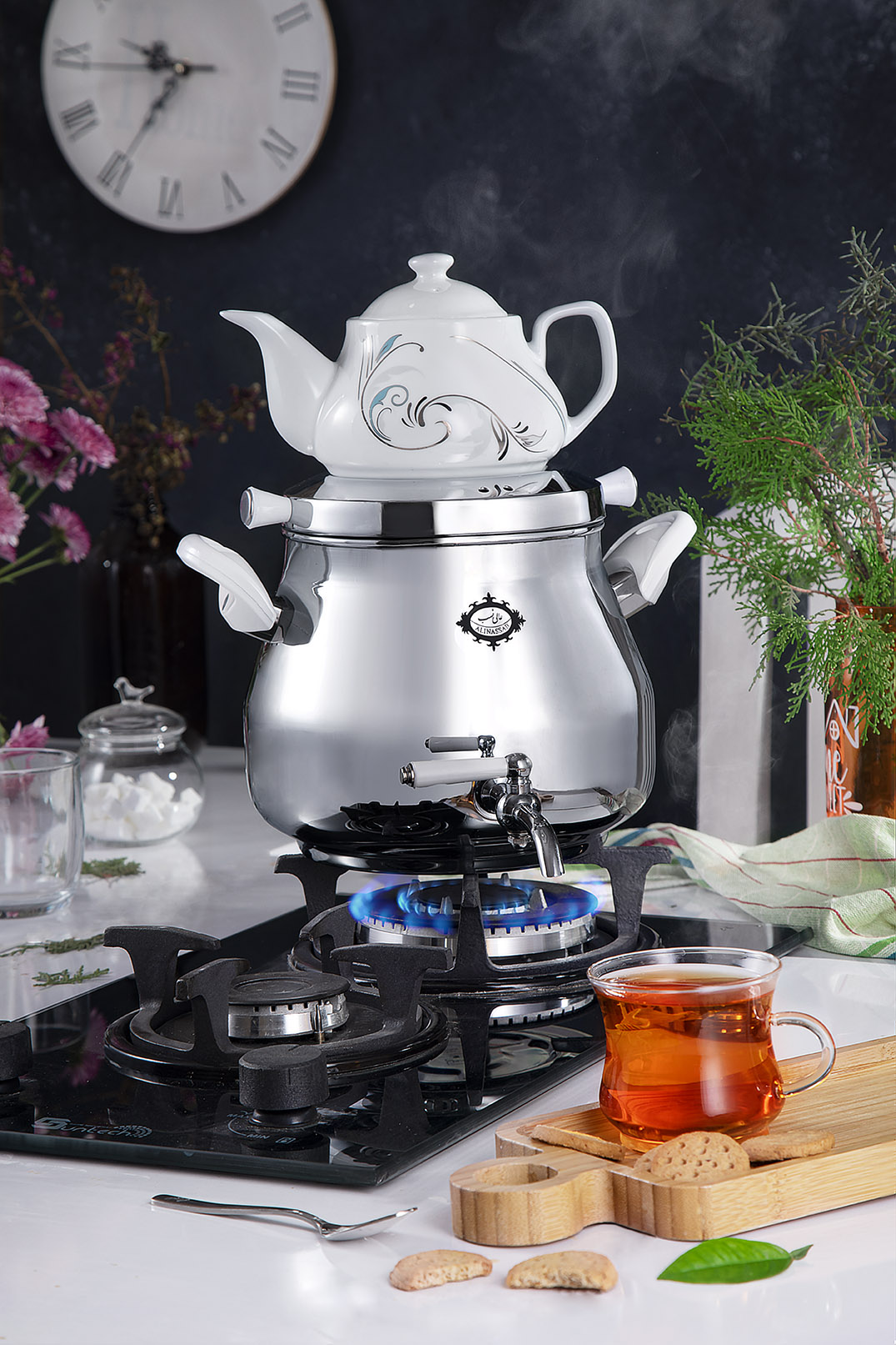 Ladan 5 Liters Gas Stove Samovar