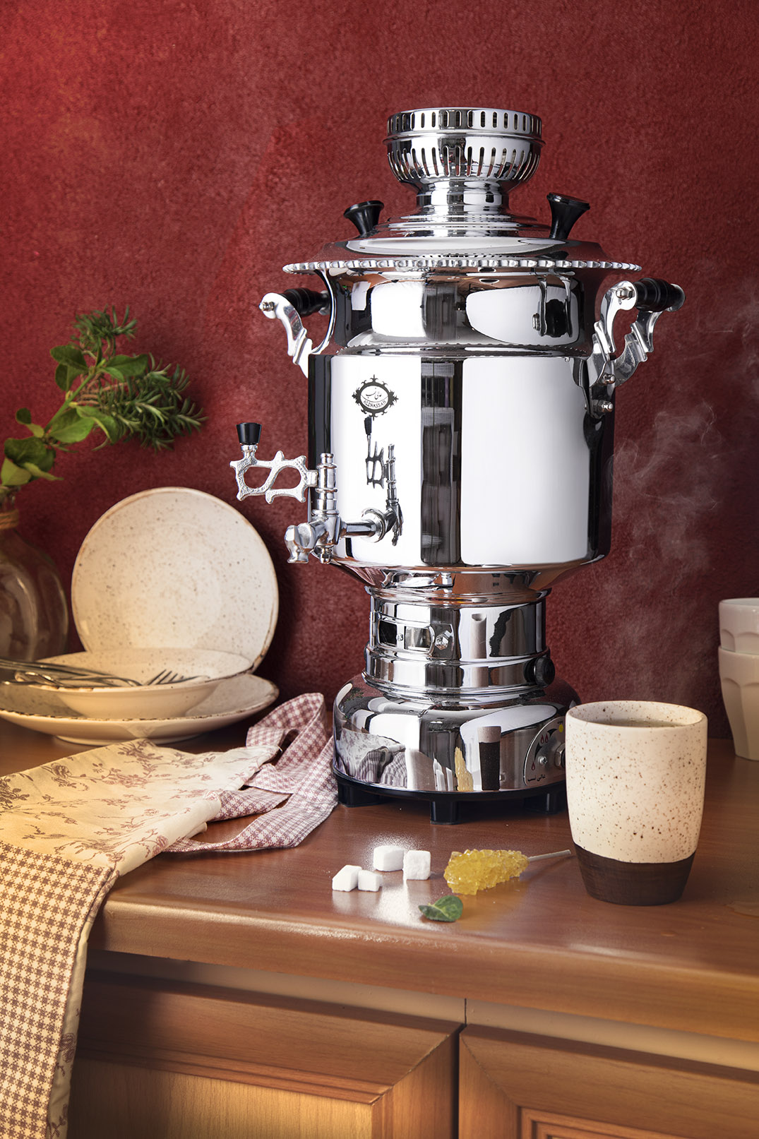 Abtin 6 Liters Gas Burning Samovar