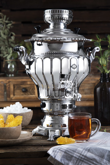 سماور گاز سوز نگار سیمین - 6 لیتری