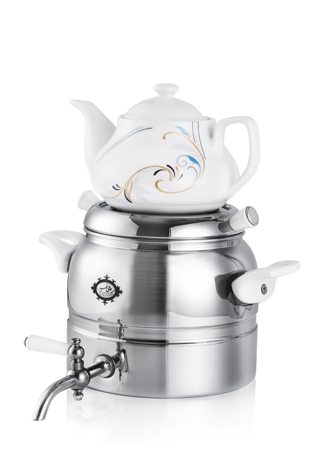 Mehregan 3 Liters Gas Stove Samovar