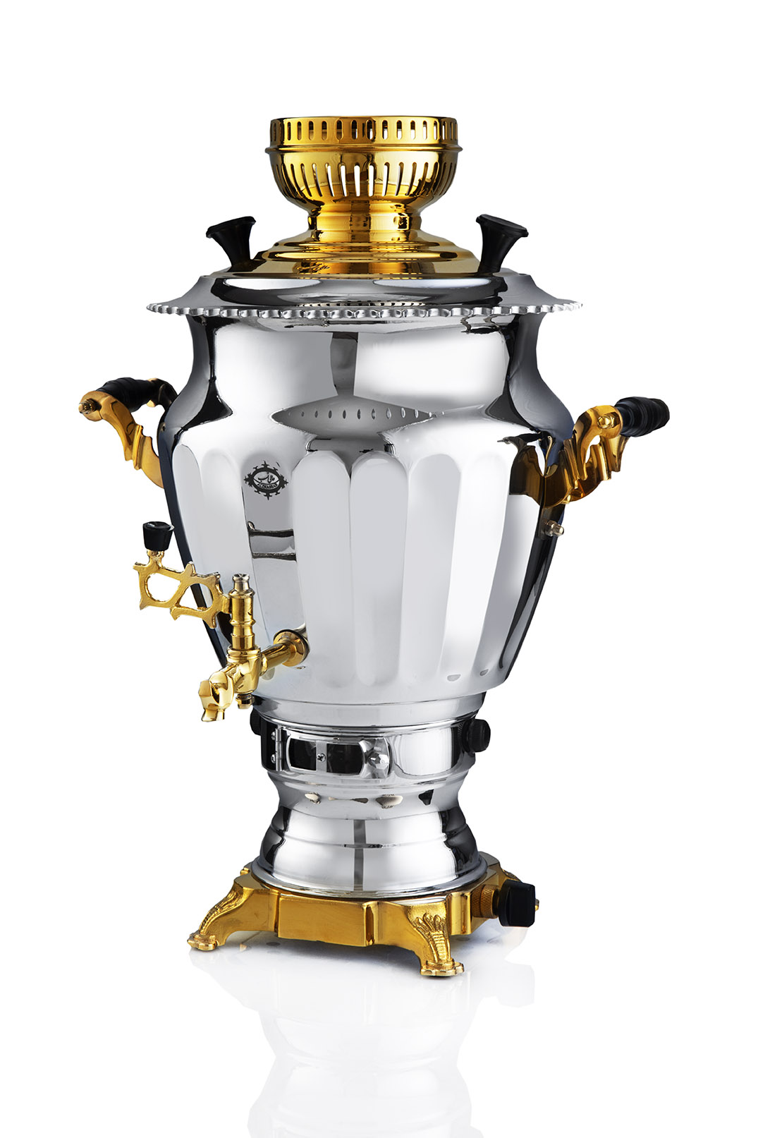 Negin Nafis (Golden) 6 Liters Gas Burning Samovar